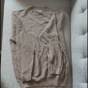Brown wool sweater